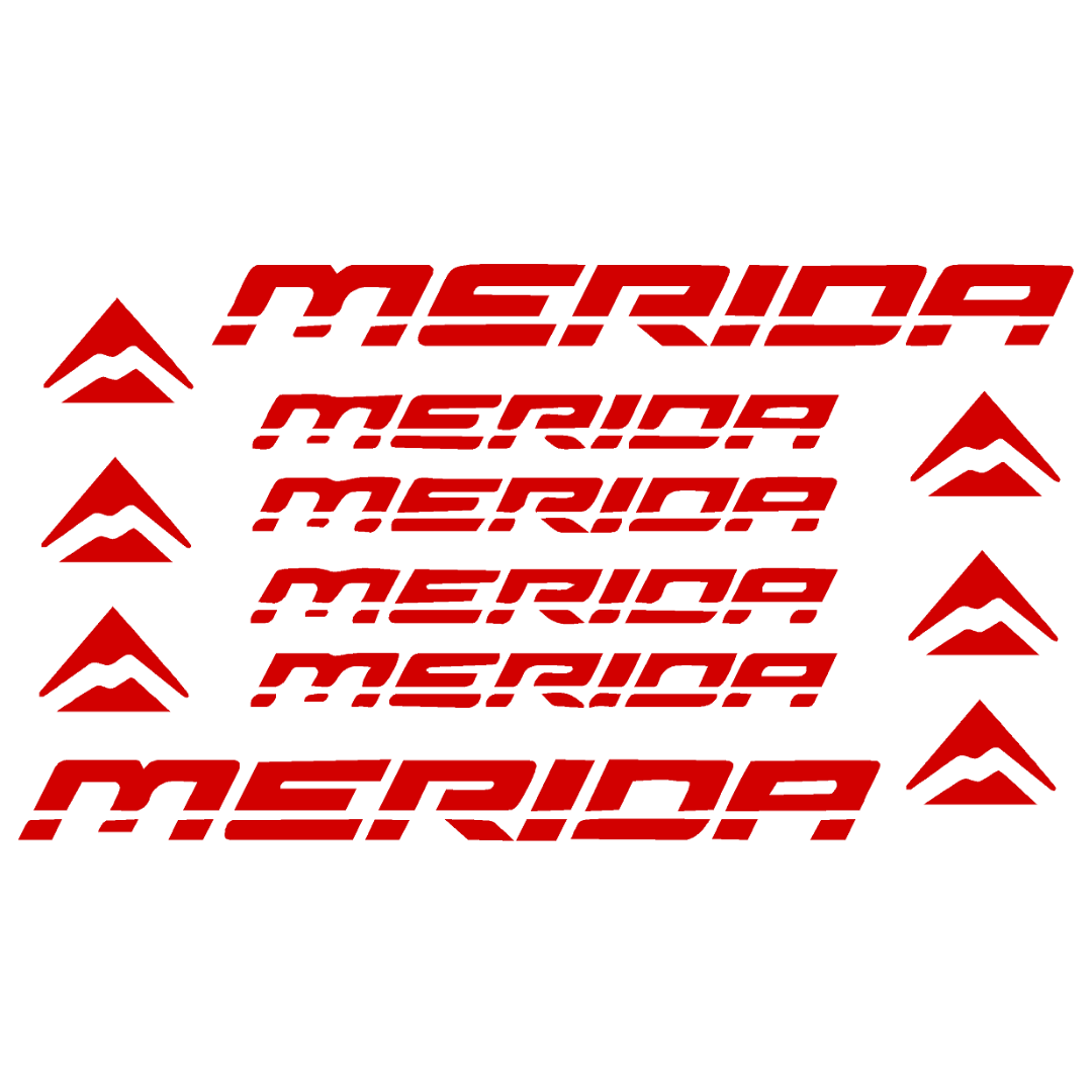 Merida Bicycle Stickers and Graphics for Cycle Body Frame Mountain Bike Racing Combo Vinyl Die-Cut Decals