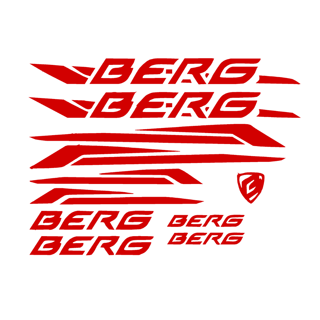 Berg Bicycle Mountain Racing Glossy Vinyl Sticker