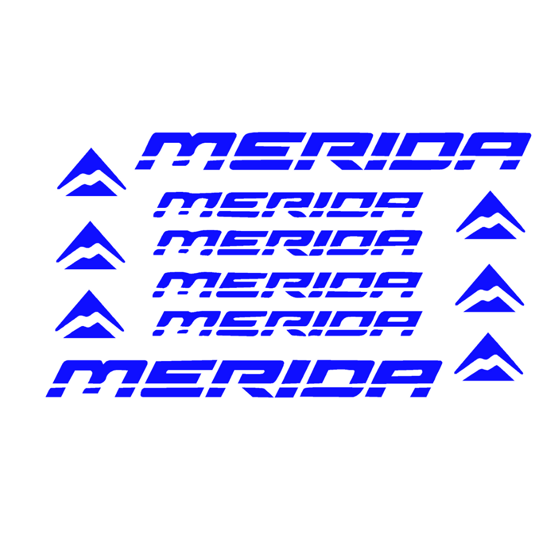 Merida Bicycle Stickers and Graphics for Cycle Body Frame Mountain Bike Racing Combo Vinyl Die-Cut Decals
