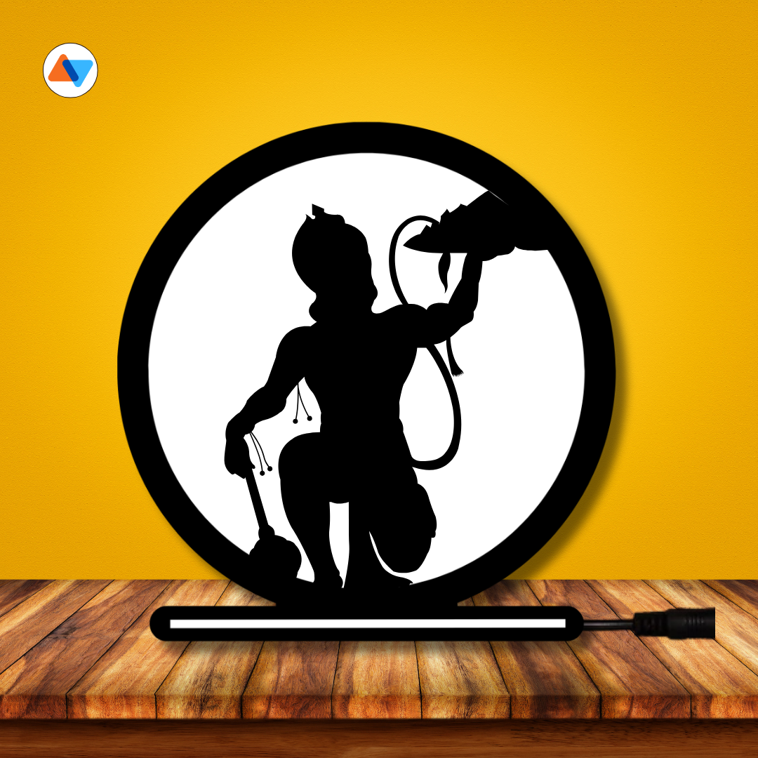 Lord Hanuman Premium Table Lamp