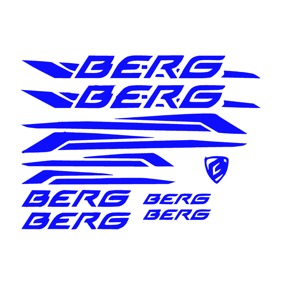 Berg Bicycle Mountain Racing Glossy Vinyl Sticker