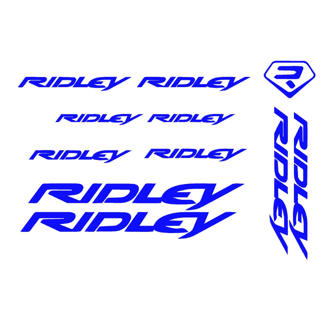 Try Sticker Ridley Bicycle Stickers and Graphics for Cycle Body Frame Mountain Bike Racing Combo Radium Vinyl Die-Cut Decal, ( Multiple Color )