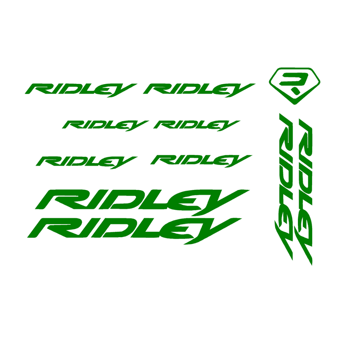 Try Sticker Ridley Bicycle Stickers and Graphics for Cycle Body Frame Mountain Bike Racing Combo Radium Vinyl Die-Cut Decal, ( Multiple Color )