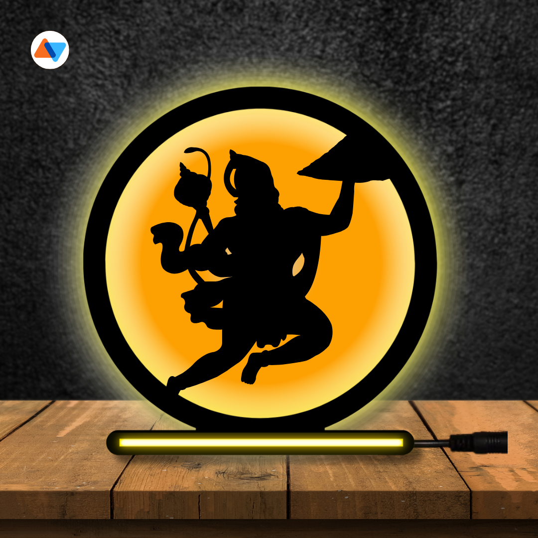 Lord Hanuman Premium Table Lamp