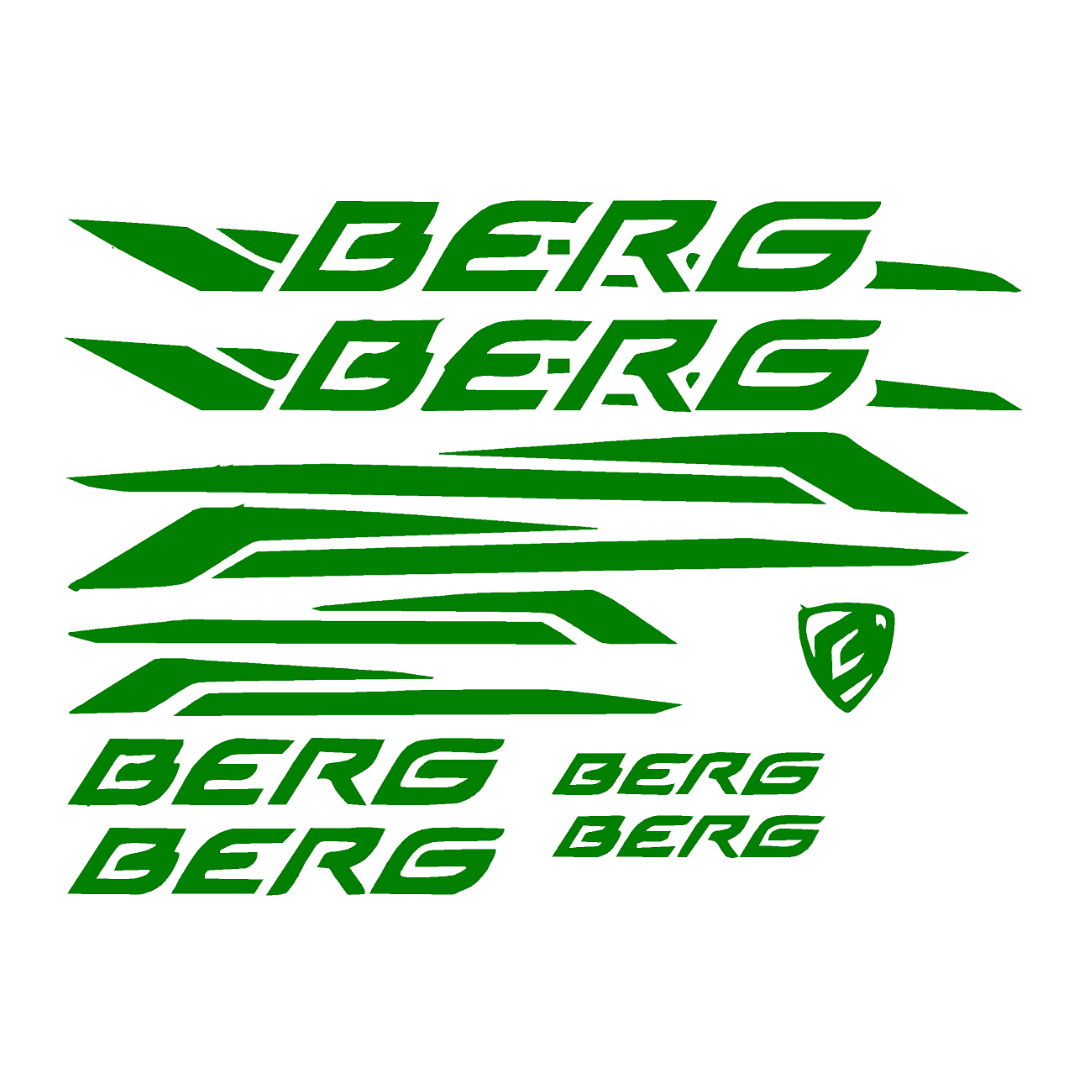 Berg Bicycle Mountain Racing Glossy Vinyl Sticker