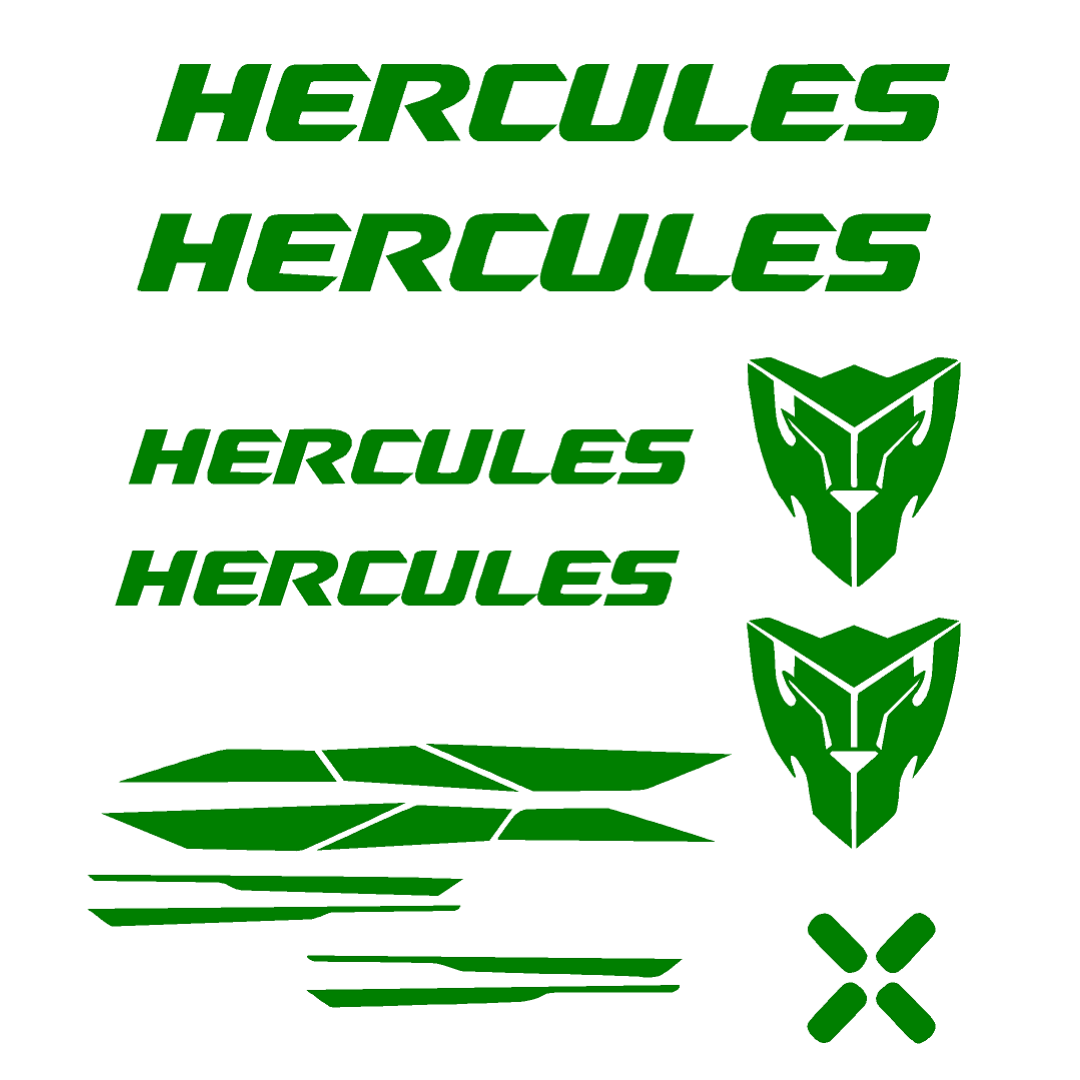 Try Sticker Hercules Bicycle Stickers and Graphics Creative Vinyl Radium Sticker, ( Multiple Color )