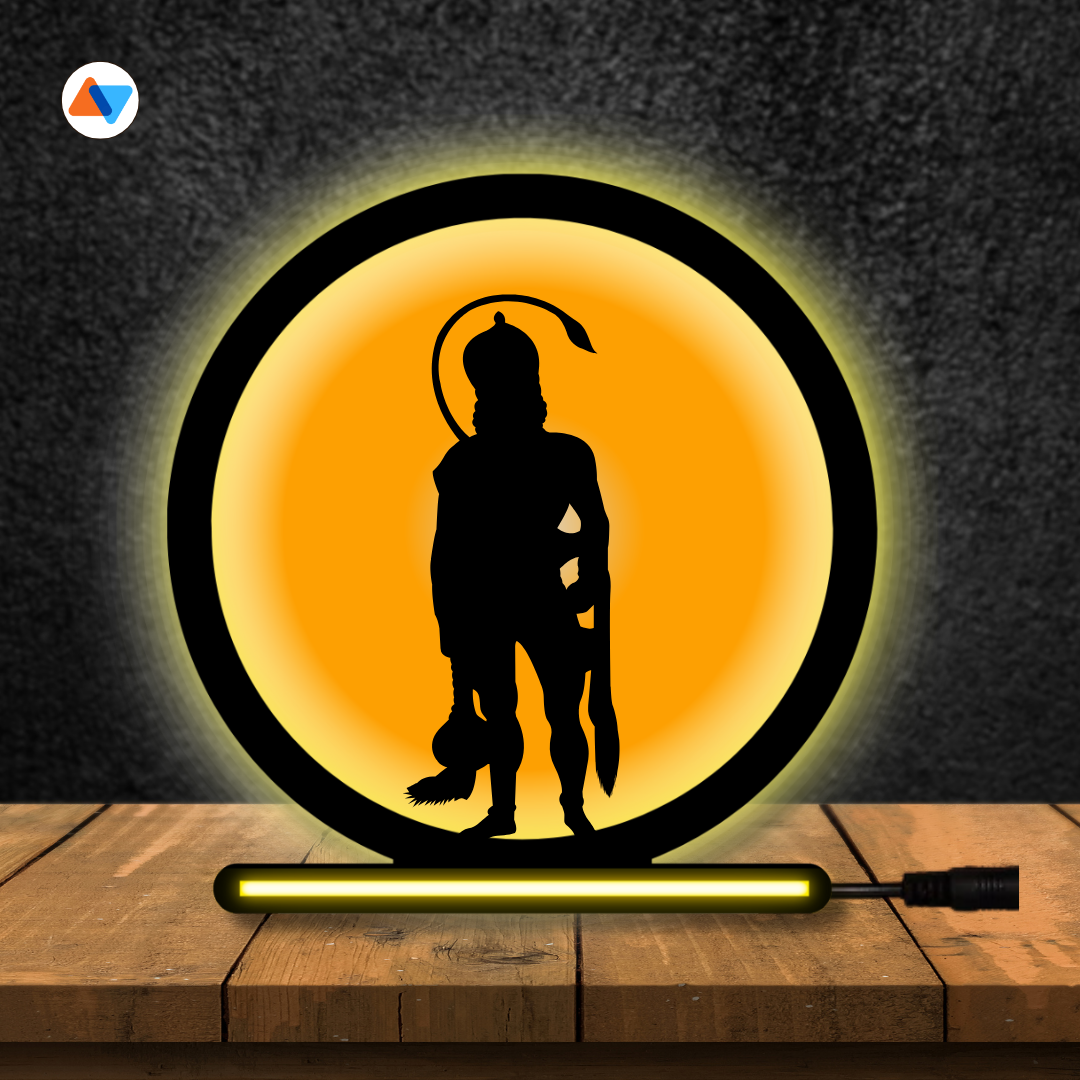 Lord Hanuman Premium Table Lamp