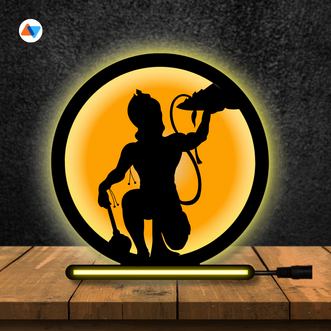 Lord Hanuman Premium Table Lamp