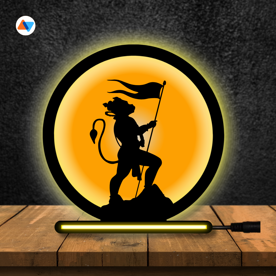 Lord Hanuman Premium Table Lamp