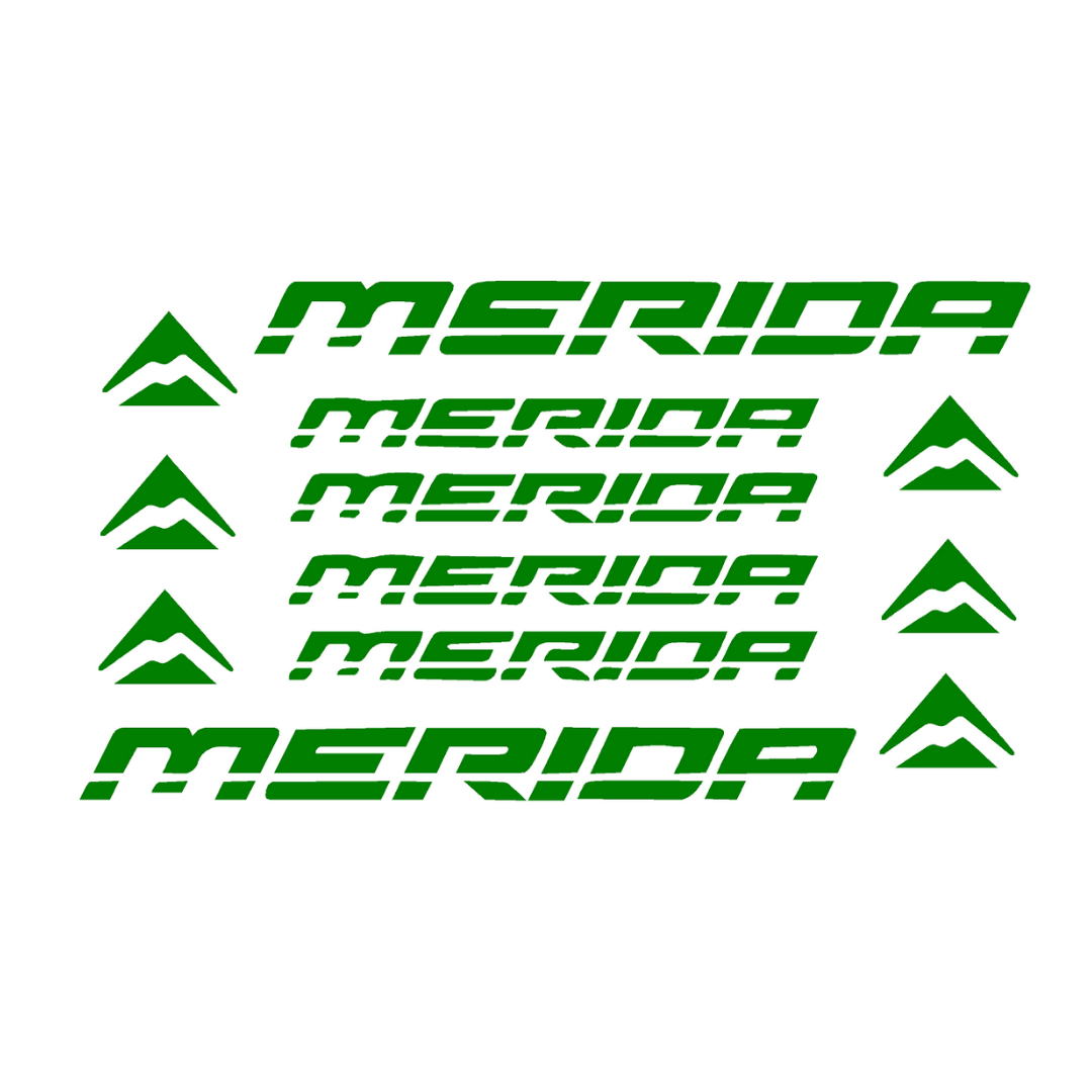 Merida Bicycle Stickers and Graphics for Cycle Body Frame Mountain Bike Racing Combo Vinyl Die-Cut Decals