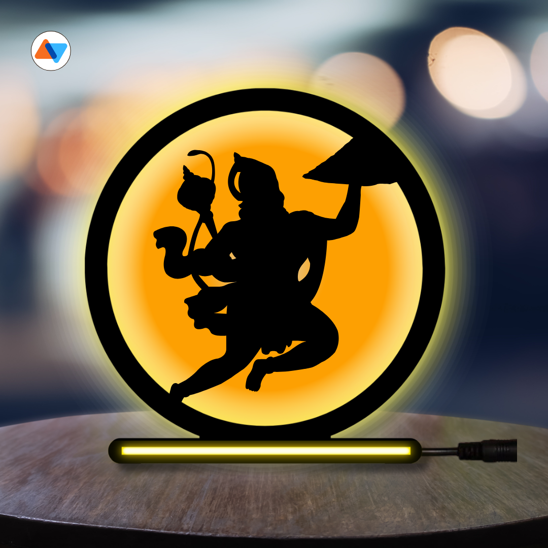 Lord Hanuman Premium Table Lamp