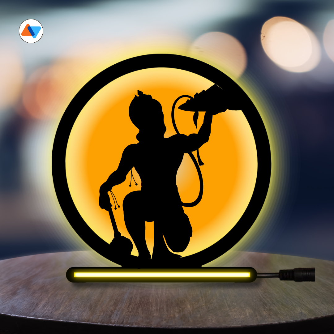 Lord Hanuman Premium Table Lamp