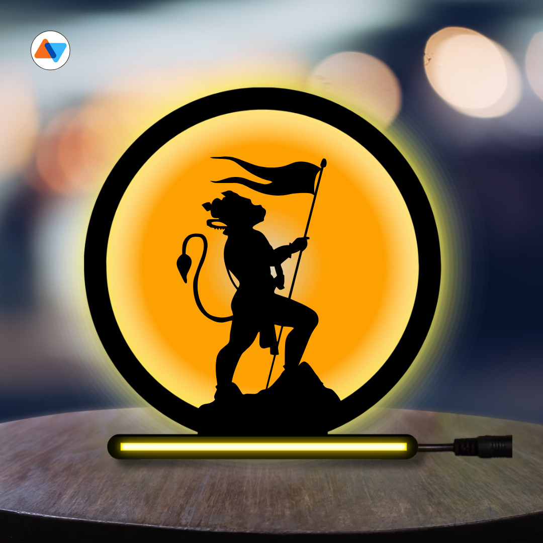 Lord Hanuman Premium Table Lamp