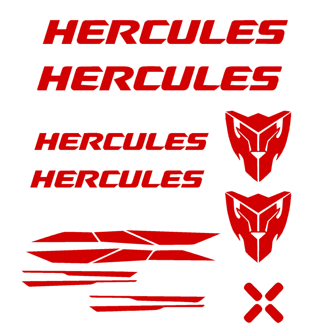 Try Sticker Hercules Bicycle Stickers and Graphics Creative Vinyl Radium Sticker, ( Multiple Color )