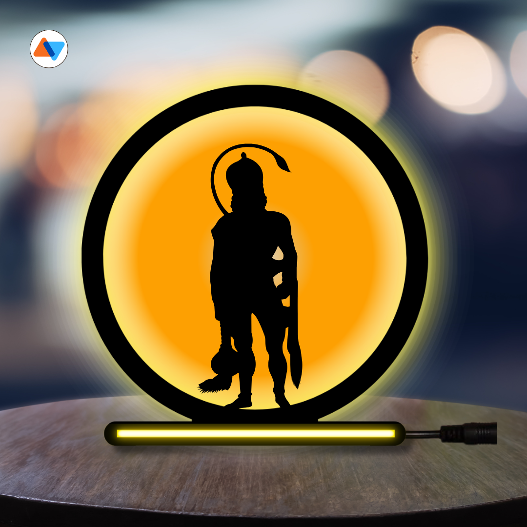 Lord Hanuman Premium Table Lamp