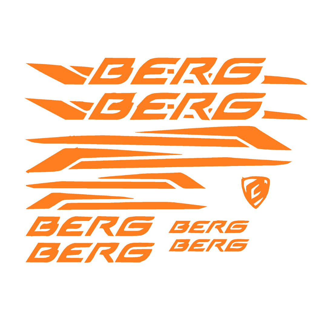 Berg Bicycle Mountain Racing Glossy Vinyl Sticker