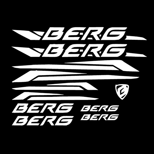 Berg Bicycle Mountain Racing Glossy Vinyl Sticker