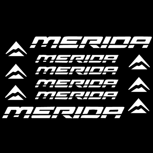 Merida Bicycle Stickers and Graphics for Cycle Body Frame Mountain Bike Racing Combo Vinyl Die-Cut Decals