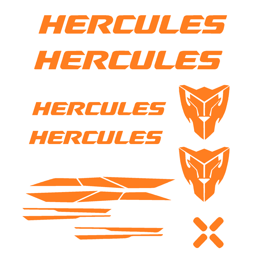 Try Sticker Hercules Bicycle Stickers and Graphics Creative Vinyl Radium Sticker, ( Multiple Color )