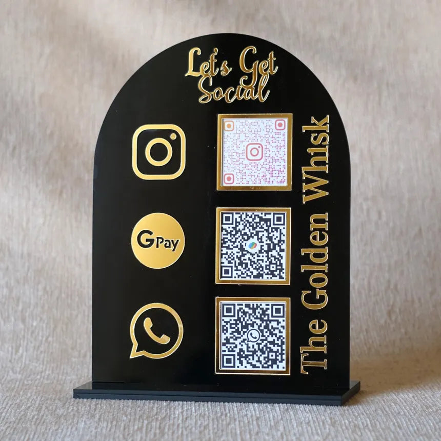 Acrylic QR Code Scanner