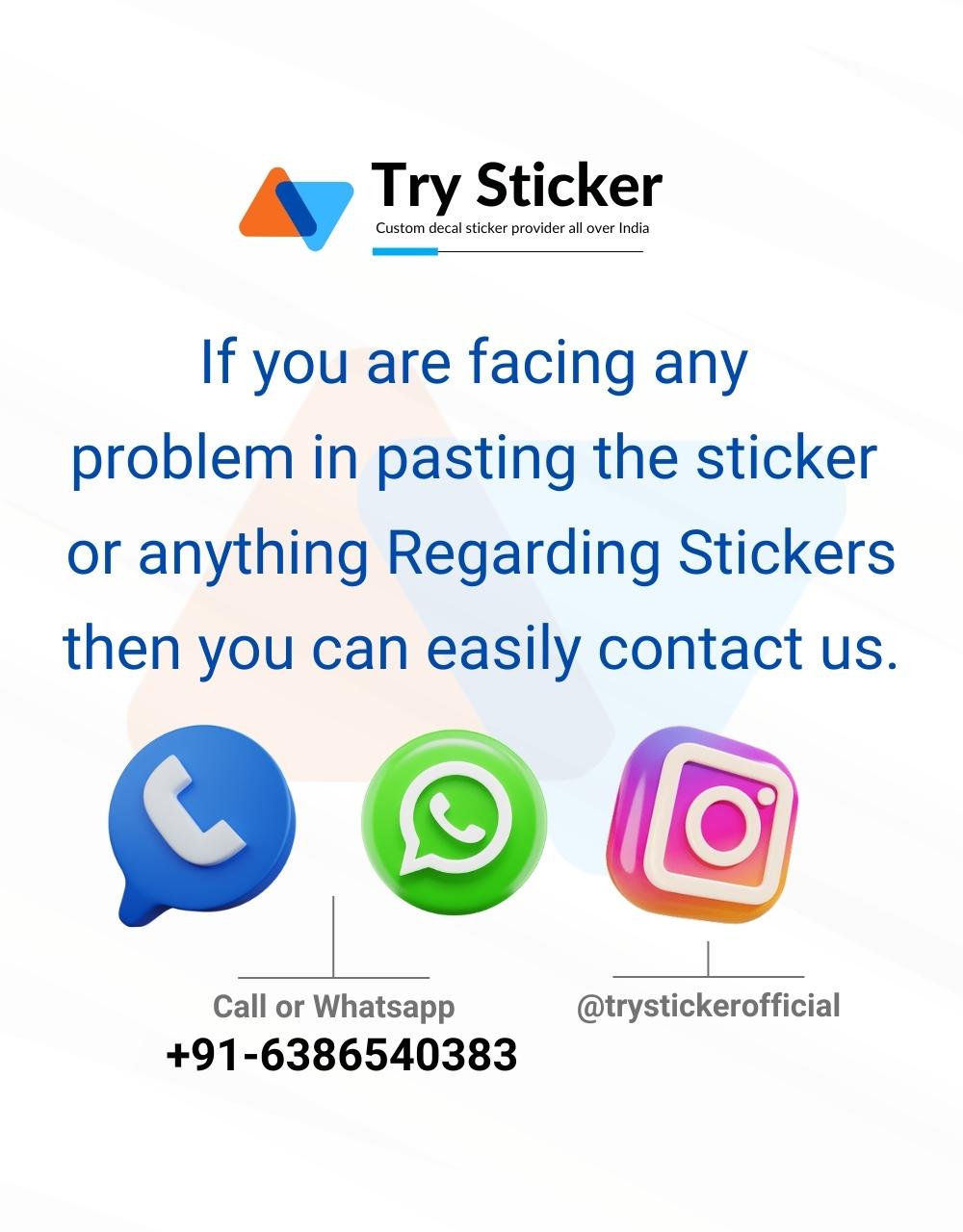 Learning Sticker for New Driver , L-Sign for Car Sticker ( Colour - Red )