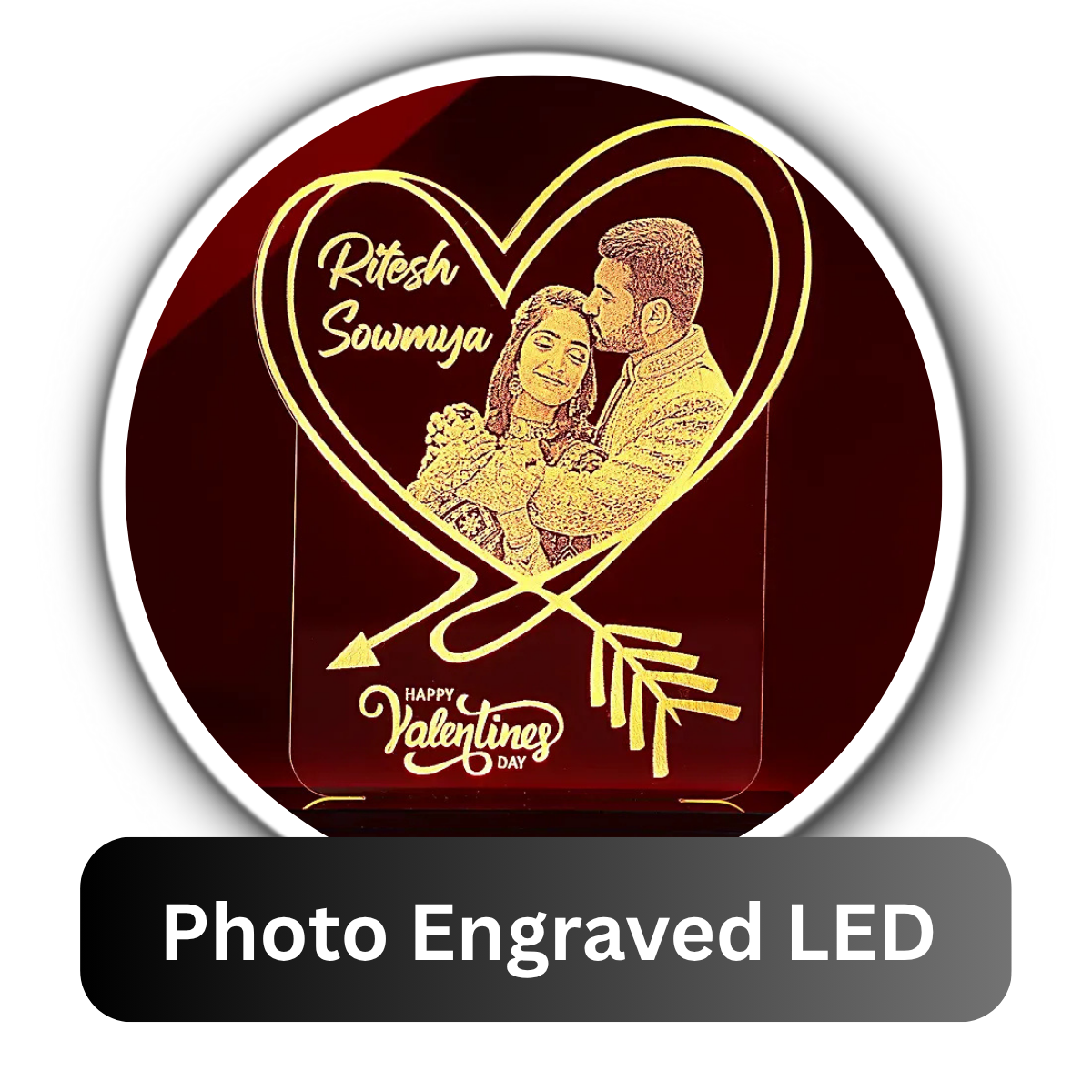 Photo Engraved LED Acrylic Sheets – Custom Night Lamps & Gifts | Trysticker