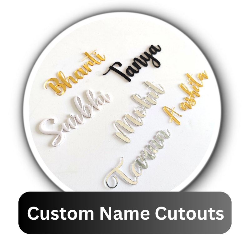 Custom Name Cutouts – Personalized Laser-Cut Designs