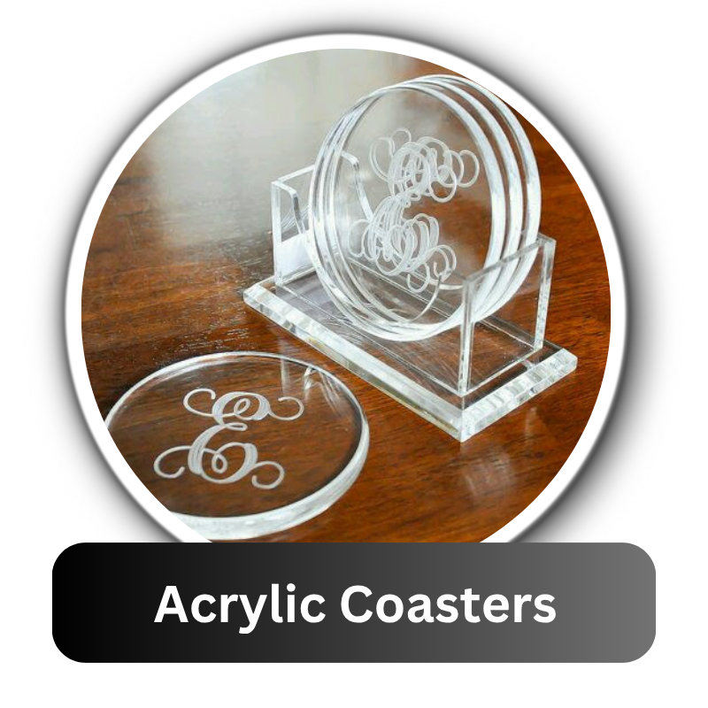 Acrylic Coasters – Custom Drink Mats for Home & Office