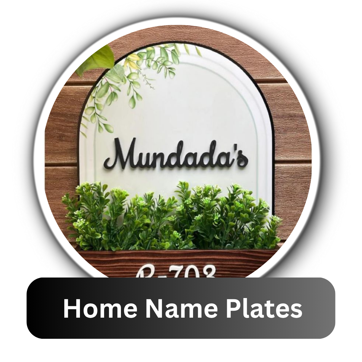 Custom Acrylic Home Name Plates | Trysticker