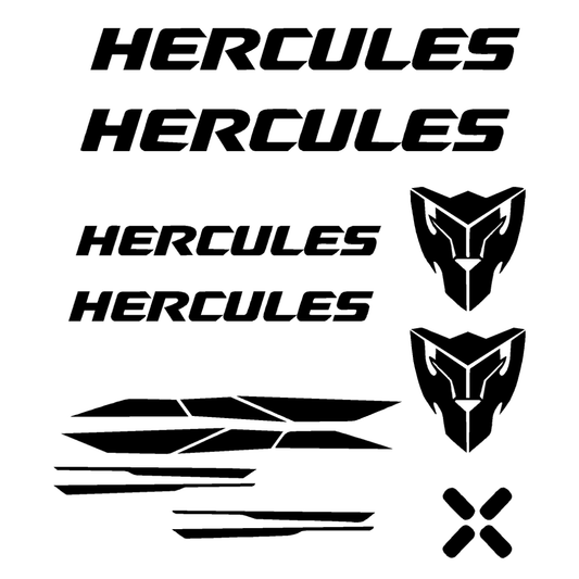 Try Sticker Hercules Bicycle Stickers and Graphics Creative Vinyl Radium Sticker, ( Multiple Color )