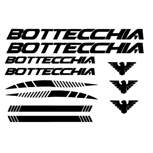 Bottecchia Bicycle Stickers and Graphics for Cycle Body Mountain Bike Racing Combo Vinyl Die-Cut Decals