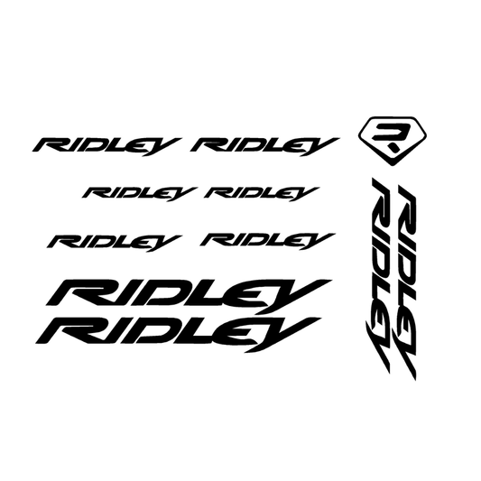 Try Sticker Ridley Bicycle Stickers and Graphics for Cycle Body Frame Mountain Bike Racing Combo Radium Vinyl Die-Cut Decal, ( Multiple Color )