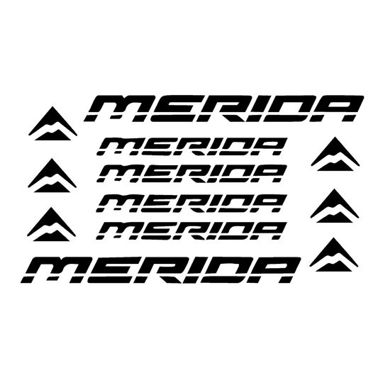 Merida Bicycle Stickers and Graphics for Cycle Body Frame Mountain Bike Racing Combo Vinyl Die-Cut Decals