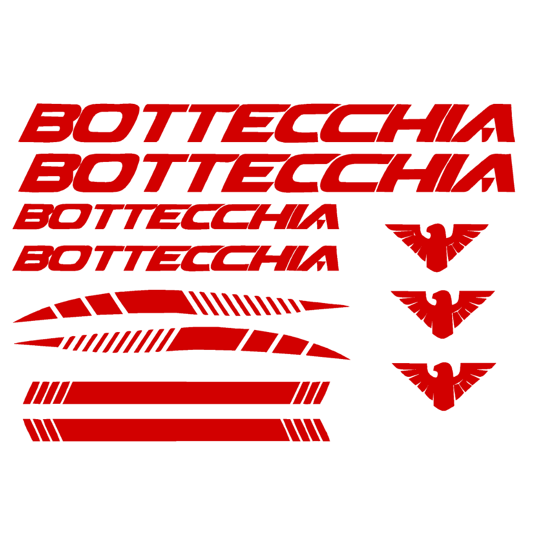 Bottecchia Bicycle Stickers and Graphics for Cycle Body Mountain Bike Racing Combo Vinyl Die-Cut Decals