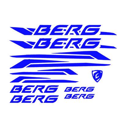 Berg Bicycle Mountain Racing Glossy Vinyl Sticker
