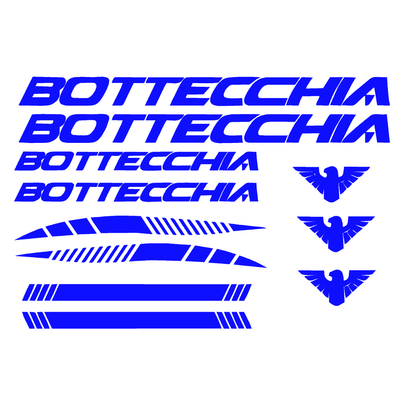 Bottecchia Bicycle Stickers and Graphics for Cycle Body Mountain Bike Racing Combo Vinyl Die-Cut Decals