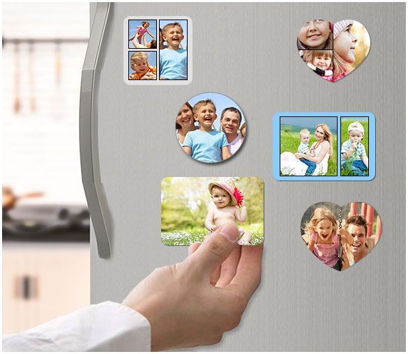 personalized fridge magnets featuring your favorite photos