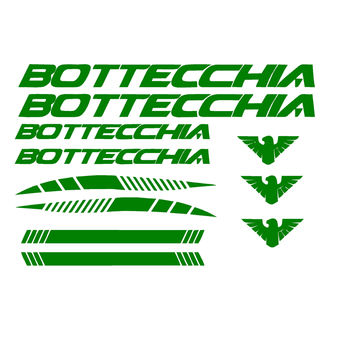 Bottecchia Bicycle Stickers and Graphics for Cycle Body Mountain Bike Racing Combo Vinyl Die-Cut Decals