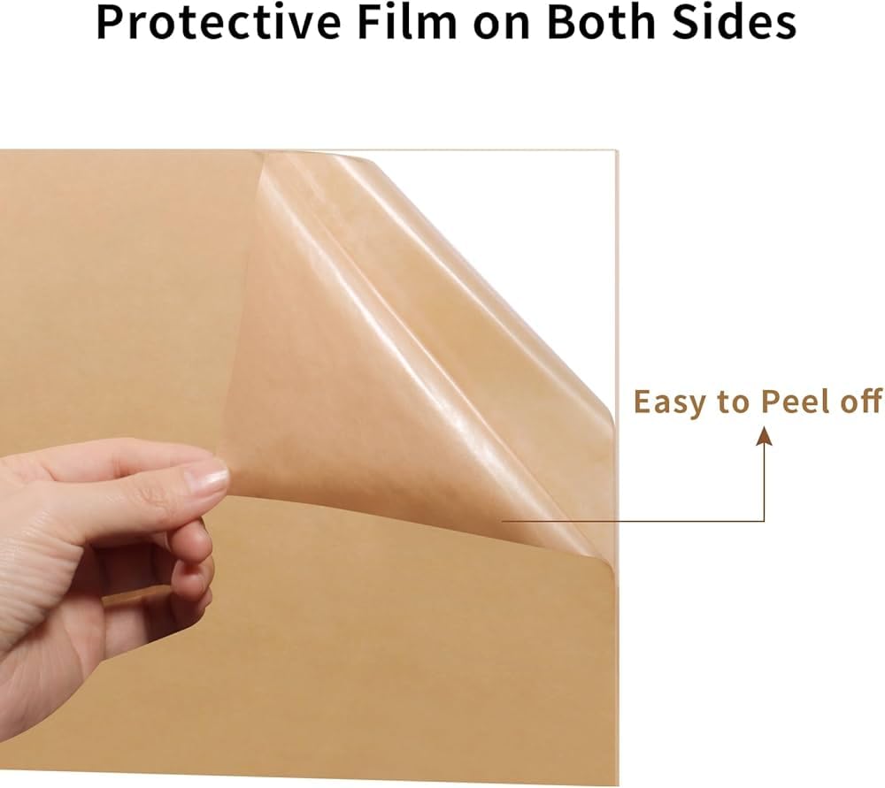 Clear/Transparent Acrylic 1 pieces Plexiglass Sheet 12"x18" DIY Projects