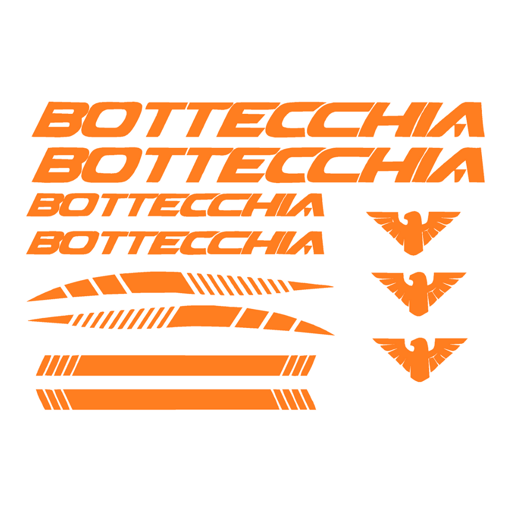 Bottecchia Bicycle Stickers and Graphics for Cycle Body Mountain Bike Racing Combo Vinyl Die-Cut Decals