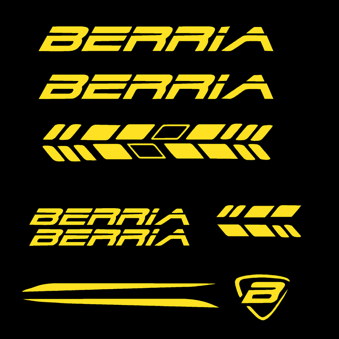 Try Sticker Berria Bicycle Stickers and Graphics Creative Vinyl Radium Sticker, ( Multiple Color)
