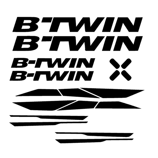 Bicycle Stickers and Graphics for Cycle Body Frame Mountain Bike Racing Combo Vinyl Die-Cut Decals