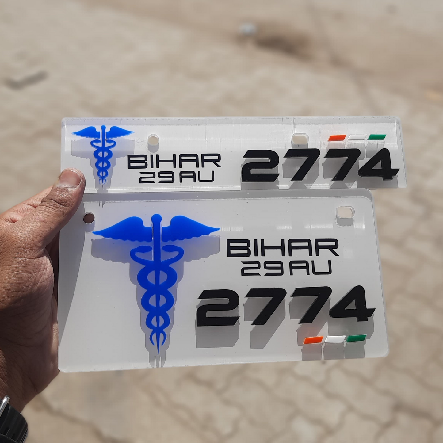 Doctor 3D Number Plate