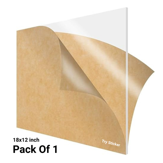 Clear/Transparent Acrylic 1 pieces Plexiglass Sheet 12"x18" DIY Projects