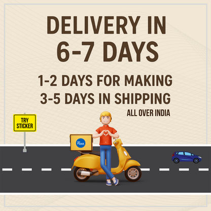 Shri Ram 3D Number Plate