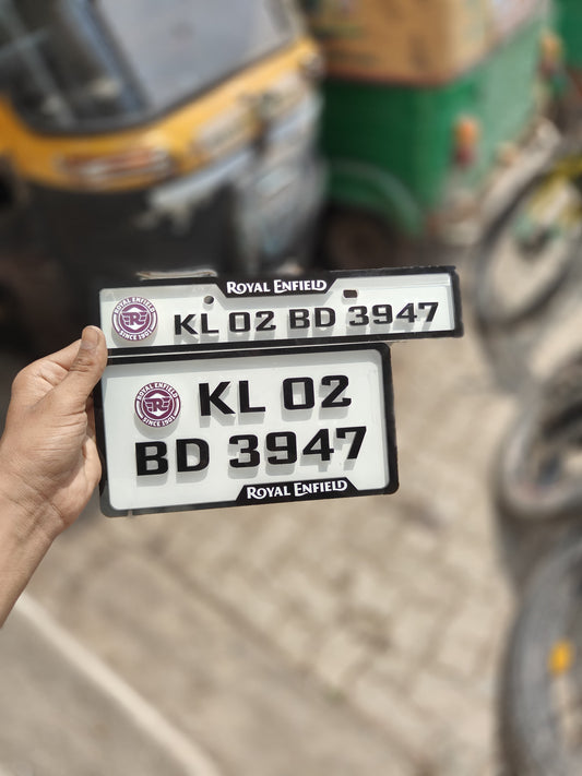 Premium Royal Enfield Number Plate