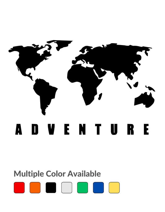 Adventure Stylish Creative Vinyl Radium Sticker