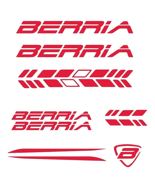 Try Sticker Berria Bicycle Stickers and Graphics Creative Vinyl Radium Sticker, Pack of 9 ( Multiple Color)