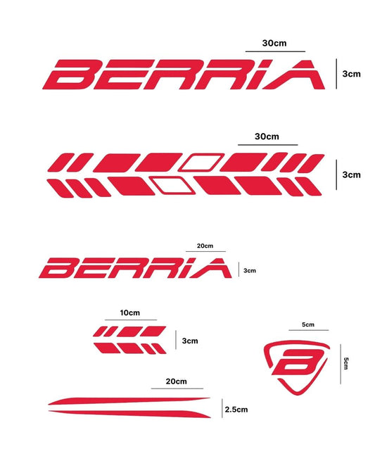 Try Sticker Berria Bicycle Stickers and Graphics Creative Vinyl Radium Sticker, ( Multiple Color)