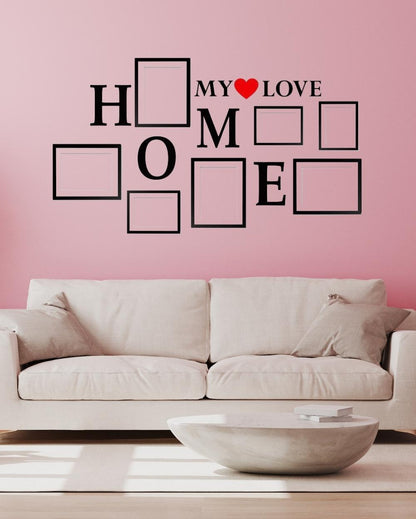 Wall Stylish Creative Vinyl Radium Sticker ( Home : Use frame in blanck place )